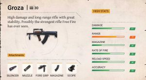 All Free Fire Guns Name And Photo List Damage Fire Rate Range Capacity Reload Time Smg Ar Hg Sniper Linux And Cloud Hosting Wordpress