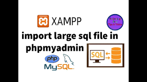 imort large sql file in local host xamp wamp bitnami