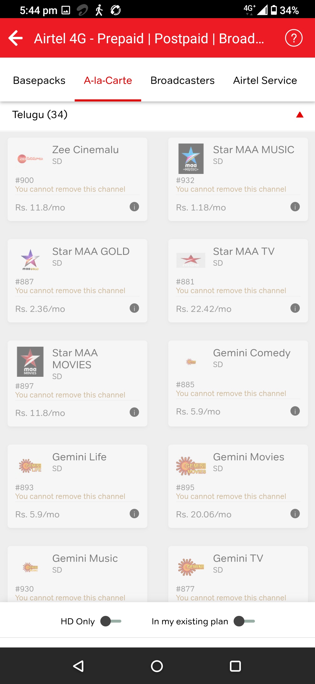 airtel DTH Telugu channel list best Plan & channel number list - linux and  cloud hosting wordpress